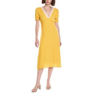 Colette Rose Womens  Midi Dress, Yellow